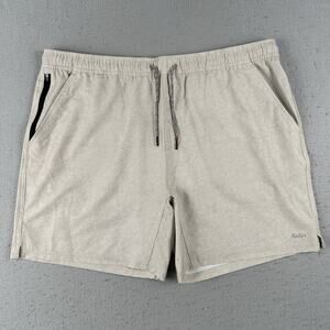 Katin Fusion Shorts Men’s XXL Beige Drawstring Stretch Hybrid‎ Surf 7” Inseam